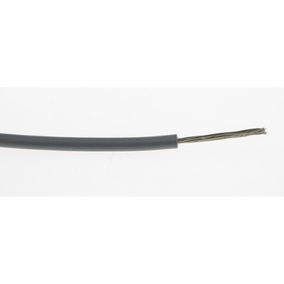 Lapp Grey 1 mm² Hook Up Wire, 17 AWG, 100m, PVC Insulation