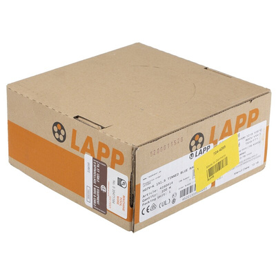 Lapp Blue 1.5 mm² Hook Up Wire, 15 AWG, 100m, PVC Insulation