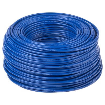 Lapp Blue 2.5 mm² Hook Up Wire, 13 AWG, 100m, PVC Insulation