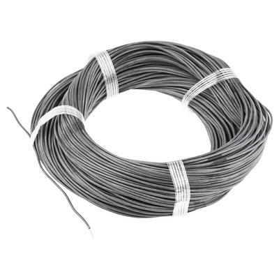 Lapp ÖLFLEX HEAT Series Black 0.25 mm² Hook Up Wire, 24 AWG, 14/0.15 mm, 100m, Silicone Insulation