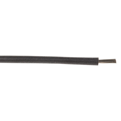 Lapp ÖLFLEX HEAT Series Black 0.5 mm² Hook Up Wire, 20 AWG, 19/0.25 mm, 100m, Silicone Insulation