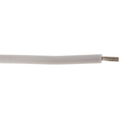 Lapp ÖLFLEX HEAT Series White 0.5 mm² Hook Up Wire, 20 AWG, 19/0.25 mm, 100m, Silicone Insulation