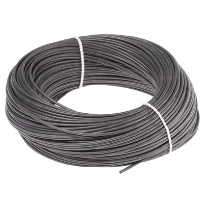 Lapp ÖLFLEX HEAT Series Black 0.75 mm² Hook Up Wire, 18 AWG, 19/0.25 mm, 100m, Silicone Insulation