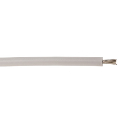 Lapp ÖLFLEX HEAT Series White 0.75 mm² Hook Up Wire, 18 AWG, 19/0.25 mm, 100m, Silicone Insulation