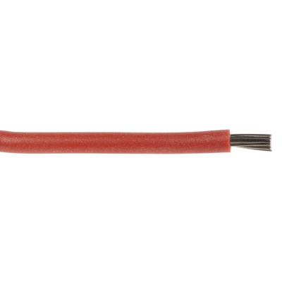 Lapp ÖLFLEX HEAT Series Red 1 mm² Hook Up Wire, 17 AWG, 19/0.25 mm, 100m, Silicone Insulation