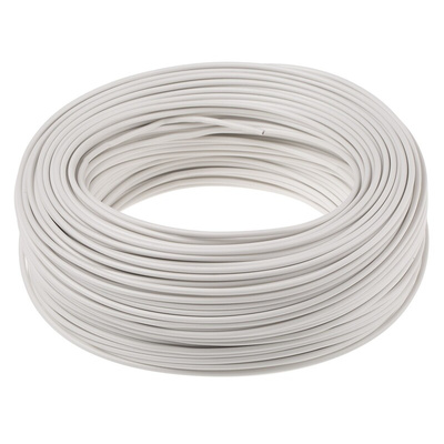 Lapp ÖLFLEX HEAT Series White 1 mm² Hook Up Wire, 17 AWG, 19/0.25 mm, 100m, Silicone Insulation