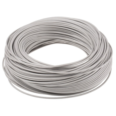 Lapp ÖLFLEX HEAT Series Grey 1 mm² Hook Up Wire, 17 AWG, 19/0.25 mm, 100m, Silicone Insulation