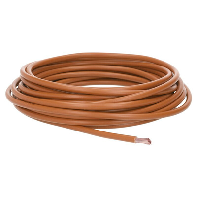 Lapp ÖLFLEX® Series Brown 6 mm² Hook Up Wire, 100m, PVC Insulation