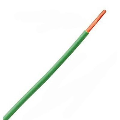 Alpha Wire 3051 Series Green 0.33 mm² Hook Up Wire, 22 AWG, 1/0.64 mm, 30m, PVC Insulation