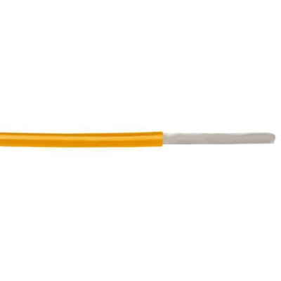 Alpha Wire 3057 Series Orange 1.3 mm² Hook Up Wire, 16 AWG, 1/1.29 mm, 30m, PVC Insulation