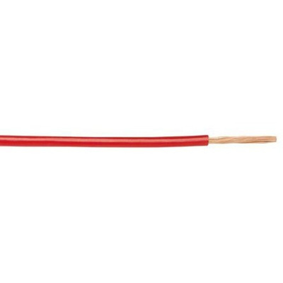 Alpha Wire 3077 Series Red 1.3 mm² Hook Up Wire, 16 AWG, 26/0.25 mm, 305m, PVC Insulation