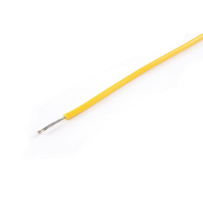 AXINDUS KY30 Series Yellow 0.22 mm² Hook Up Wire, 24 AWG, 7/0.2 mm, 200m, PVC Insulation