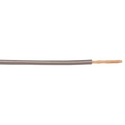 Alpha Wire Grey 0.2 mm² Hook Up Wire, 24 AWG, 19/0.13 mm, 305m, PVC Insulation