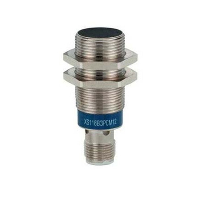 Telemecanique Sensors Inductive Barrel-Style Proximity Sensor, M18 x 1, 8 mm Detection, PNP Output, 12 → 24 V