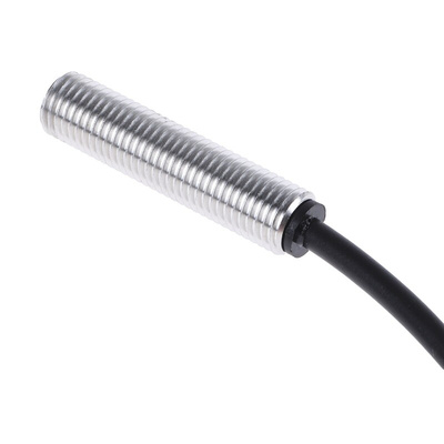 ifm electronic Inductive Barrel-Style Proximity Sensor, M8 x 1, 1 mm Detection, PNP Output, 10 → 36 V dc, IP67