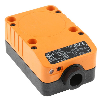 ifm electronic Inductive Block-Style Proximity Sensor, 40 mm Detection, 20 → 250 V ac/dc, IP65