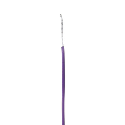 Alpha Wire Premium Series Purple 0.35 mm² PTFE Equipment Wire, 22 AWG, 7/0.25 mm, 30m, PTFE Insulation