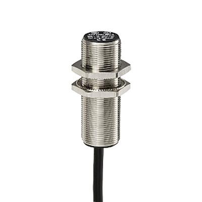 Telemecanique Sensors Inductive Barrel-Style Proximity Sensor, M18 x 1, 5 mm Detection, PNP Output, 12 → 48 V