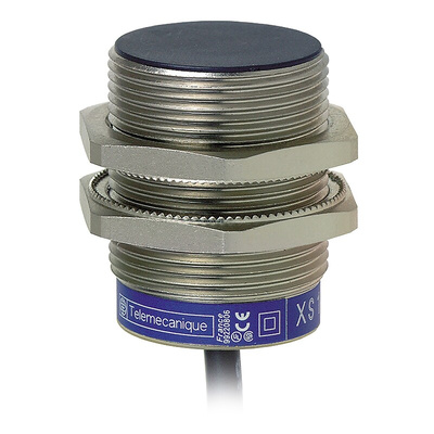 Telemecanique Sensors Inductive Barrel-Style Proximity Sensor, M30 x 1.5, 20 mm Detection, PNP Output, 10 → 36 V