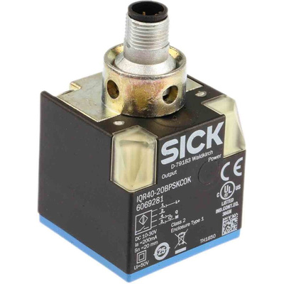 Sick Inductive Block-Style Proximity Sensor, 20 mm Detection, PNP Output, 10 → 30 V, IP68