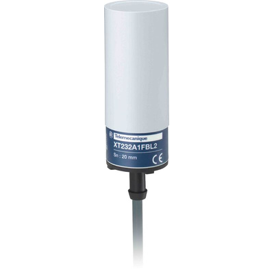 Telemecanique Sensors Capacitive Barrel-Style Proximity Sensor, 20 mm Detection, 1 NC Output, 240 V, IP67