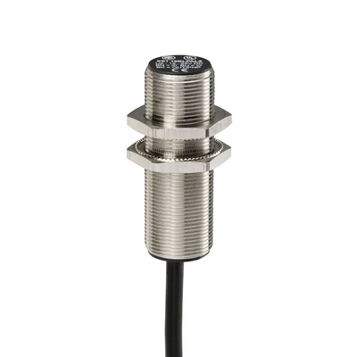 Telemecanique Sensors Inductive Barrel-Style Proximity Sensor, M18 x 1, 5 mm Detection, PNP Output, 12 → 48 V,