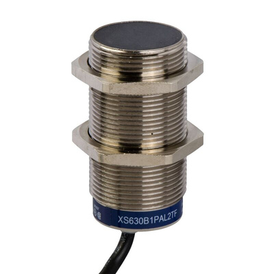Telemecanique Sensors Inductive Barrel-Style Proximity Sensor, M30 x 1.5, 15 mm Detection, PNP Output, 12 → 48