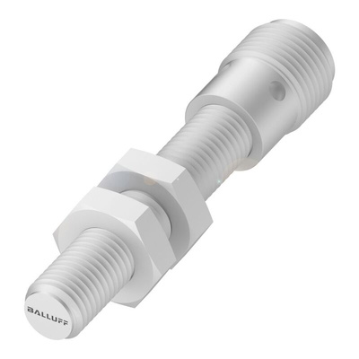 BALLUFF BES Series Inductive Barrel-Style Inductive Proximity Sensor, M8 x 1, 1.5mm Detection, PNP Output, 10 →