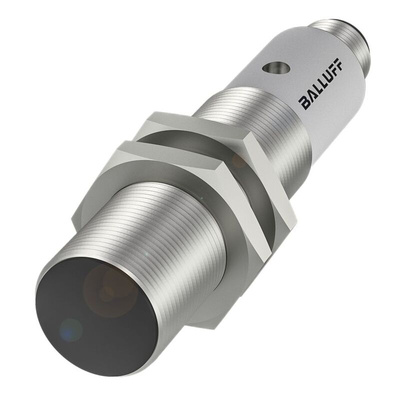 BALLUFF BES Series Inductive Barrel-Style Inductive Proximity Sensor, M18 x 1, 8mm Detection, PNP Output, 10 →