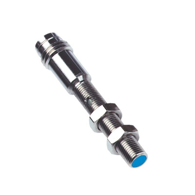 Sick IMM Series Inductive Barrel-Style Inductive Proximity Sensor, M5 x 0.5, 0.8 mm Detection, NPN Output, 10 →