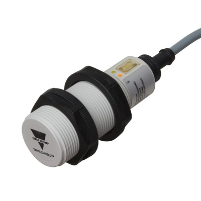 Carlo Gavazzi CA30CLC Series Capacitive Barrel-Style Proximity Sensor, M30 x 1.5, 30 mm Detection, PNP/NPN Output, 10