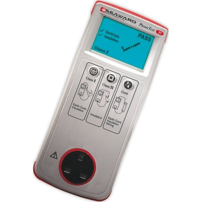 Seaward PrimeTest 50 UK PAT Tester, Class I, Class II Test Type With RS Calibration