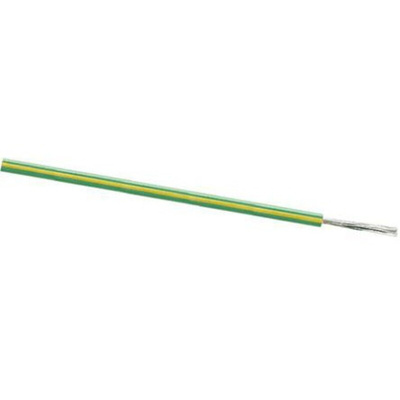 Lapp Green/Yellow 0.52 mm² Hook Up Wire, 20 AWG, 100m, PVC Insulation