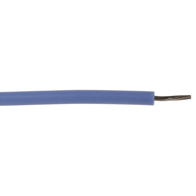 Lapp ÖLFLEX HEAT Series Blue 0.25 mm² Hook Up Wire, 24 AWG, 14/0.15 mm, 100m, Silicone Insulation