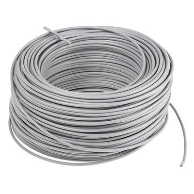 Lapp ÖLFLEX HEAT Series Grey 0.5 mm² Hook Up Wire, 20 AWG, 19/0.25 mm, 100m, Silicone Insulation