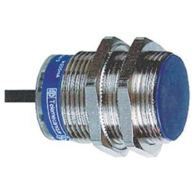 Telemecanique Sensors Inductive Barrel-Style Proximity Sensor, M30 x 1.5, 10 mm Detection, NPN Output, 12 → 48 V