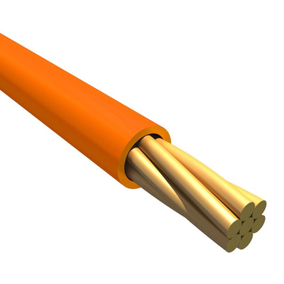 Alpha Wire 3081 Series Orange 5.2 mm² Hook Up Wire, 10 AWG, 105/0.25 mm, 30m, PVC Insulation