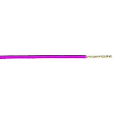 Alpha Wire Pink 0.52 mm² Hook Up Wire, 20 AWG, 10/0.25 mm, 305m, PVC Insulation