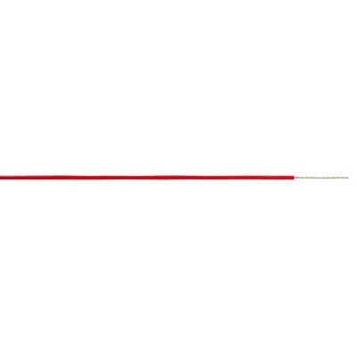 AXINDUS KZ Series Red 0.2 mm² Hook Up Wire, 24 AWG, 7/0.2 mm, 250m, PTFE Insulation
