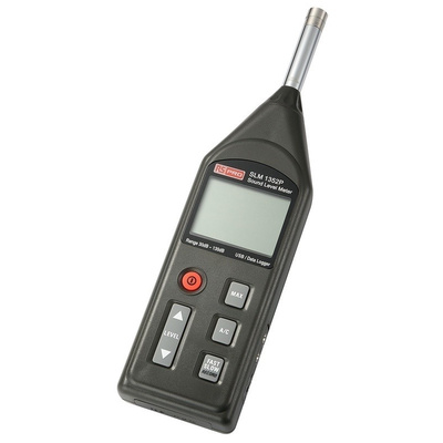 RS PRO SLM1352P Digital Sound Level Meter 8kHz 30 → 130 dB