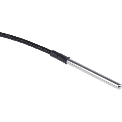 RS PRO PT100 RTD Sensor, 4mm Dia, 50mm Long, 4 Wire, Probe, Class B +250°C Max