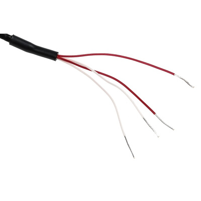 RS PRO PT100 RTD Sensor, 4.5mm Dia, 50mm Long, 4 Wire, Probe, Class B +250°C Max