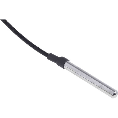 RS PRO PT100 RTD Sensor, 6mm Dia, 50mm Long, 4 Wire, Probe, Class B +250°C Max