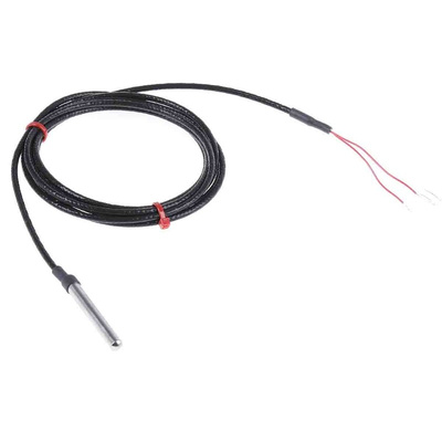 RS PRO PT100 RTD Sensor, 6mm Dia, 50mm Long, 4 Wire, Probe, Class B +250°C Max