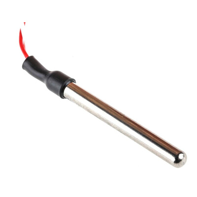 RS PRO PT1000 RTD Sensor, 4mm Dia, 40mm Long, 2 Wire, Probe, Class B +200°C Max