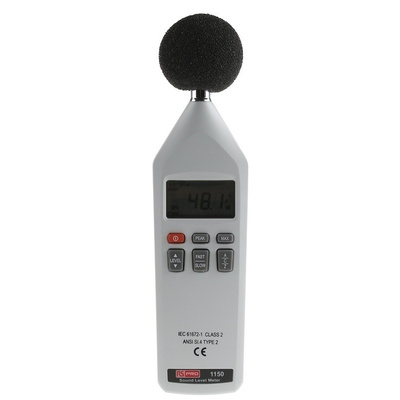 RS PRO Digital Sound Level Meter 8kHz