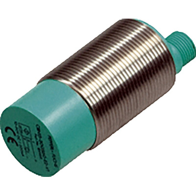 Pepperl + Fuchs Capacitive Barrel-Style Proximity Sensor, M30 x 1.5, 15 mm Detection, PNP Output, 10 → 60 V dc,