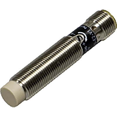 Pepperl + Fuchs Capacitive Barrel-Style Proximity Sensor, M12 x 1, 8 mm Detection, PNP Output, 10 → 36 V dc, IP65