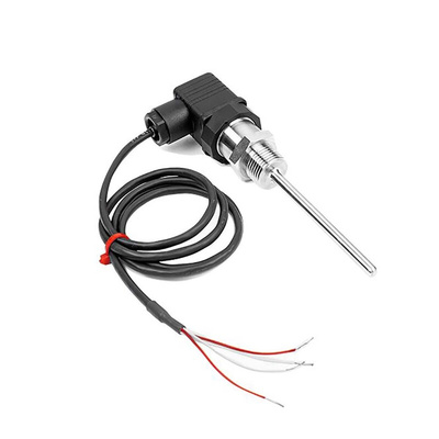 RS PRO PT100 RTD Sensor, 6mm Dia, 100mm Long, 3 Wire, G1/2, +250°C Max