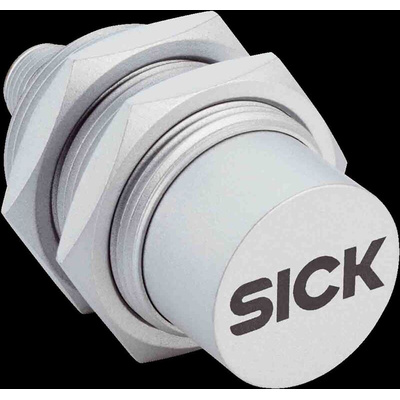 Sick Inductive Barrel-Style Proximity Sensor, M30 x 1.5, 30 mm Detection, PNP Output, 10 → 30 V, IP68